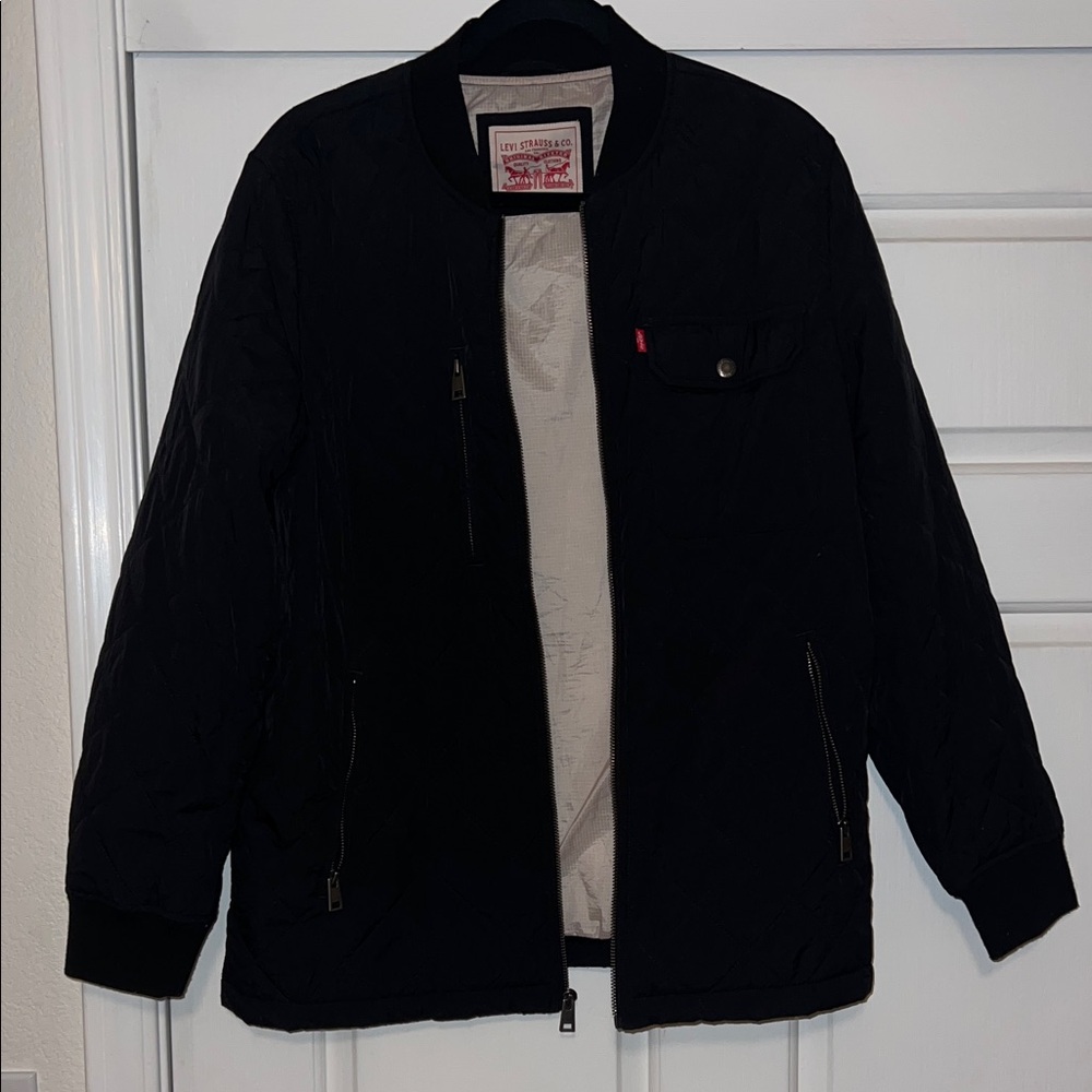 Levi's Black Bomber Jacket for Men